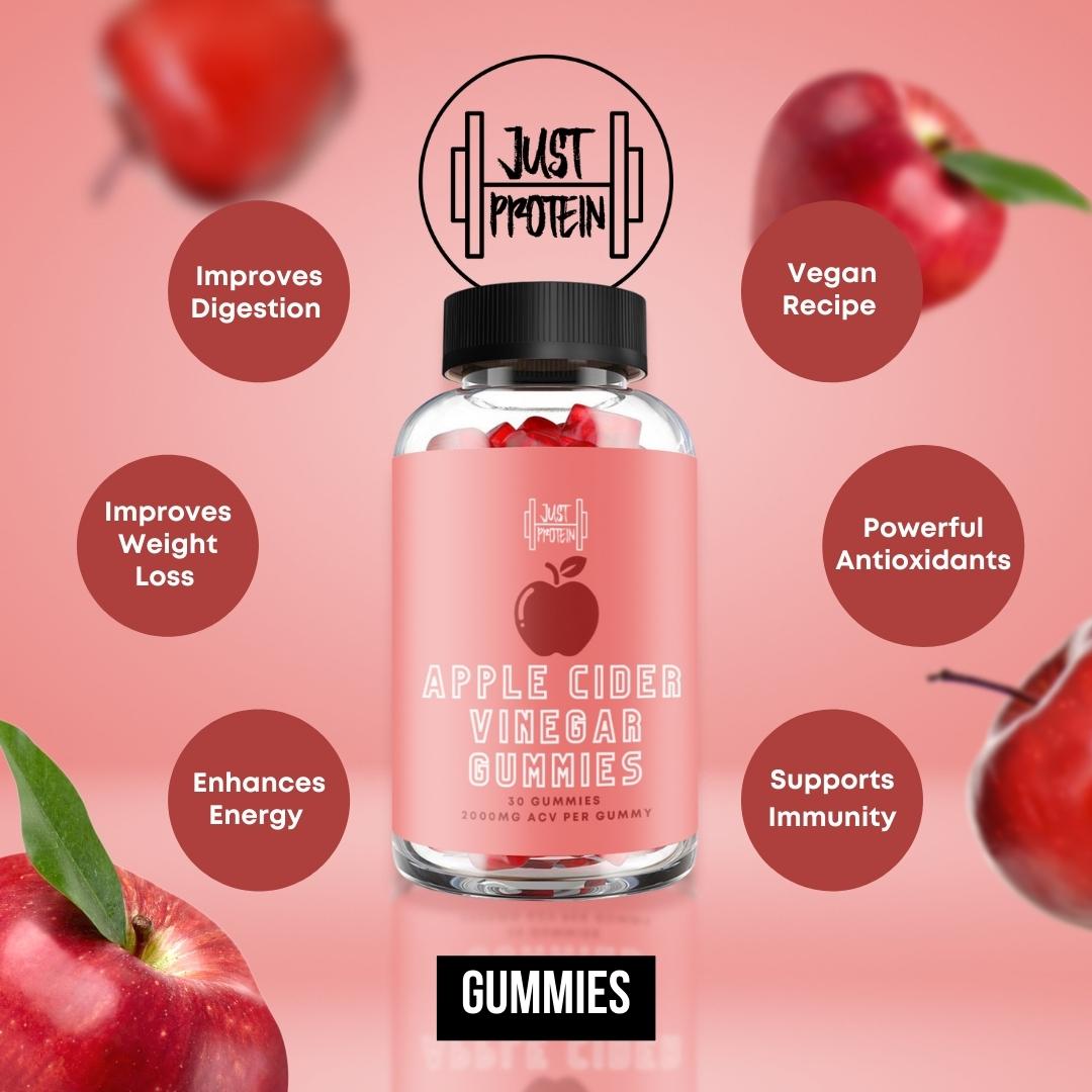 Apple cider vinegar gummies manufactured in South-Africa - Just Protein