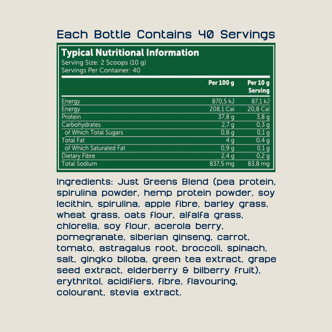 Just Greens & Reds Combo - Just Protein