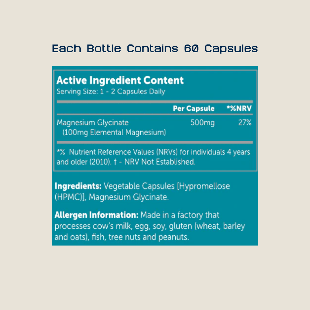 Just Magnesium Glycinate - Capsules - Just Protein